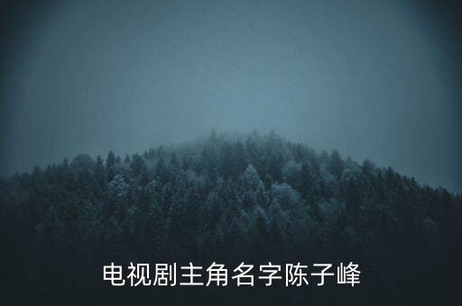 陳子峰，陳子峰帥不帥