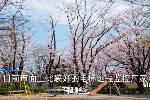 目前市面上比較好的電梯遠程監(jiān)控廠家有哪些