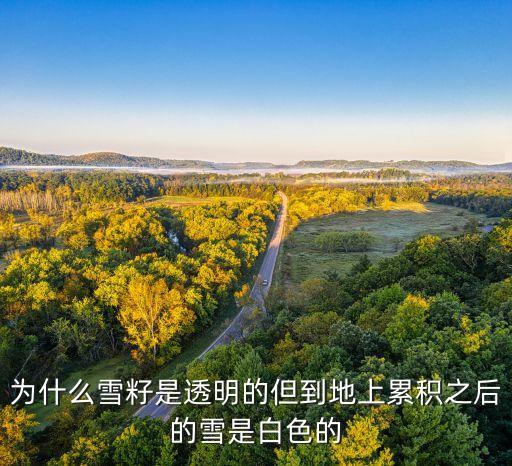 為什么雪籽是透明的但到地上累積之后的雪是白色的