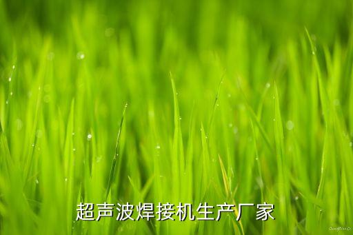 超聲波焊接機生產(chǎn)廠家