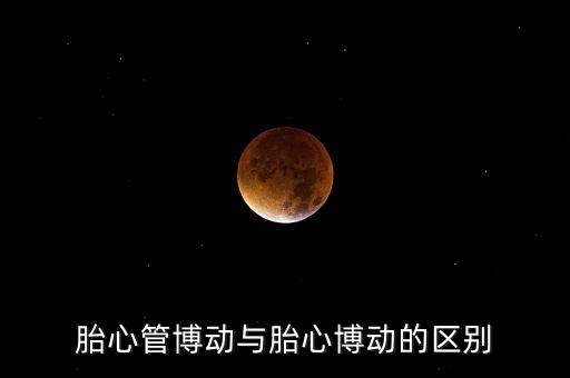 胎心管博動與胎心博動的區(qū)別