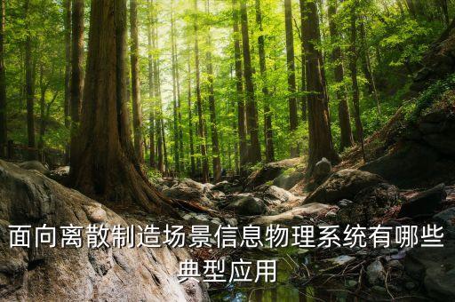 面向離散制造場景信息物理系統(tǒng)有哪些典型應(yīng)用