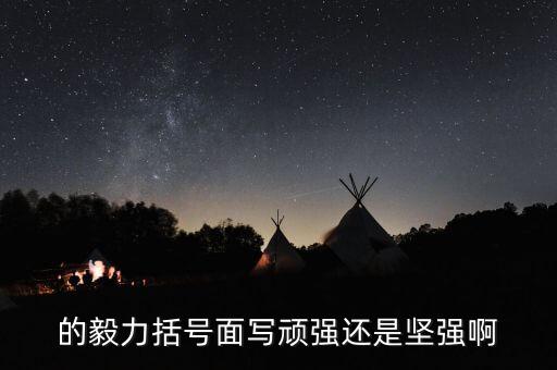 的毅力括號面寫頑強(qiáng)還是堅(jiān)強(qiáng)啊