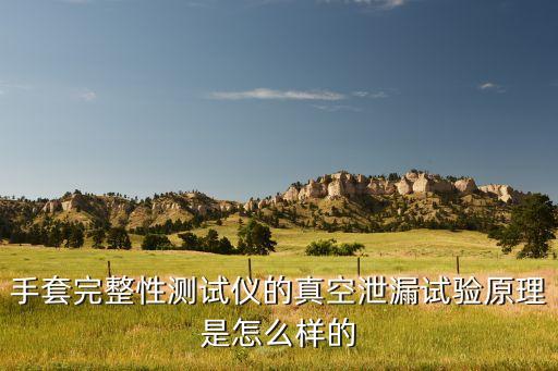 完整性測(cè)試儀，誰(shuí)知道隔離器專(zhuān)用手套完整性檢測(cè)儀是用來(lái)做什么的謝謝