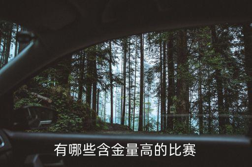 有哪些含金量高的比賽