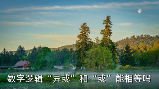 或運算