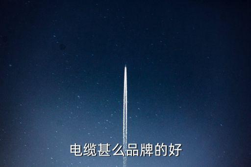 電纜甚么品牌的好
