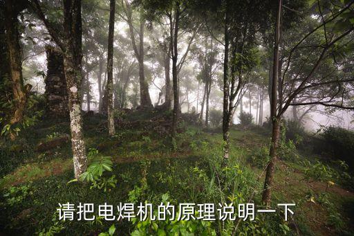 電焊機(jī)工作原理，請(qǐng)問(wèn)電焊機(jī)的工作原理