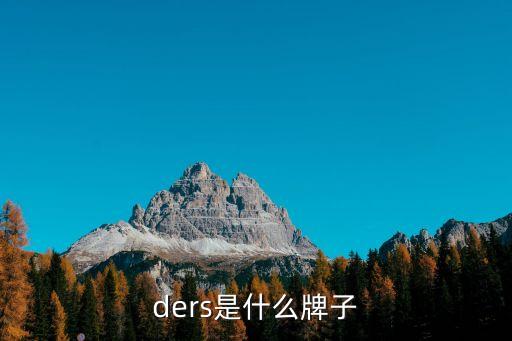 ders是什么牌子