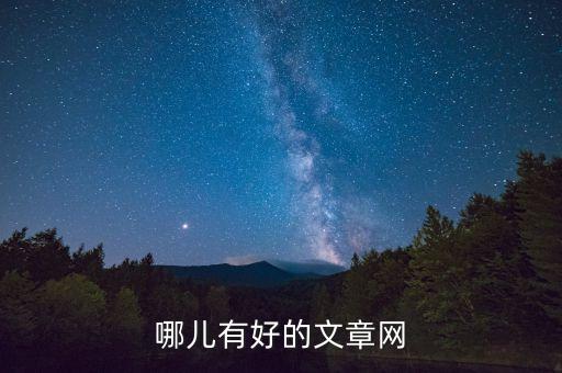 哪兒有好的文章網(wǎng)