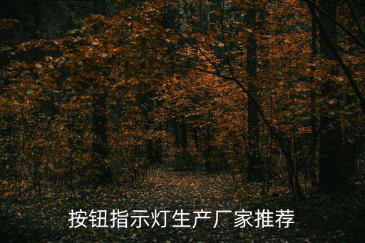 按鈕指示燈生產(chǎn)廠家推薦