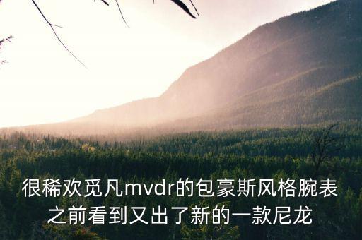 mvdr，想買塊簡單清爽些的手表在MOMOS和MVDR之間糾結(jié)