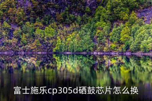 硒鼓芯片，富士施樂cp305d硒鼓芯片怎么換