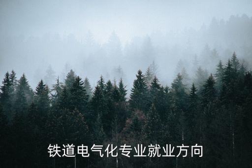 軌道電氣自動化就業(yè)前景,電氣自動化技術就業(yè)方向及前景