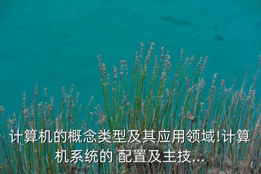 計(jì)算機(jī)的概念類型及其應(yīng)用領(lǐng)域!計(jì)算機(jī)系統(tǒng)的 配置及主技...