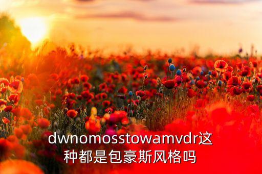 dwnomosstowamvdr這種都是包豪斯風格嗎