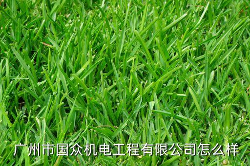  廣州市國(guó)眾機(jī)電工程有限公司怎么樣