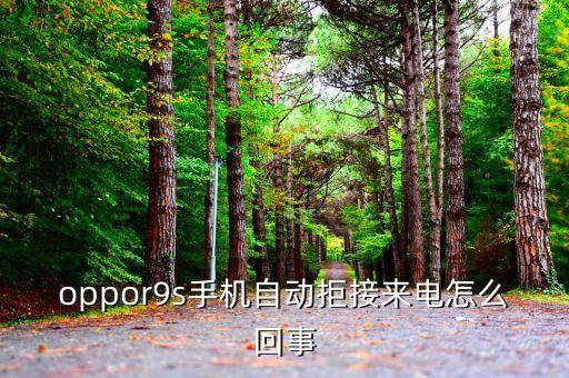 oppor9s手機自動拒接來電怎么回事