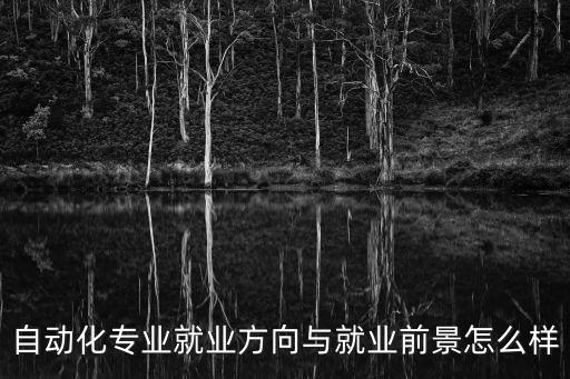 自動(dòng)化專(zhuān)業(yè)處出路,自動(dòng)化專(zhuān)業(yè)有前途嗎?工資待遇不錯(cuò)?
