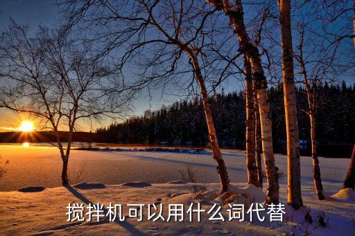 攪拌機(jī)可以用什么詞代替