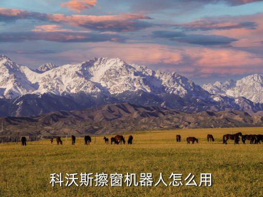 科沃斯擦窗機(jī)器人怎么用