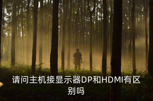 請問主機接顯示器DP和HDMI有區(qū)別嗎