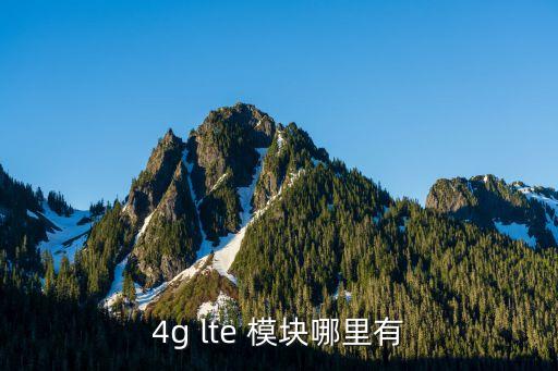 4g模塊，4g lte 模塊哪里有