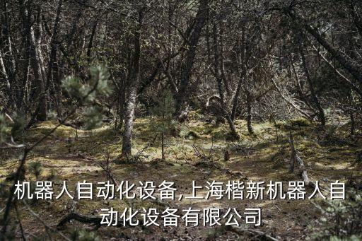 沅江機器人自動化設備,上?？聶C器人自動化設備有限公司