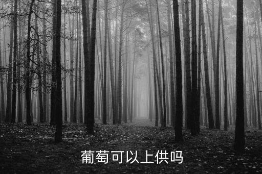 葡萄可以上供嗎