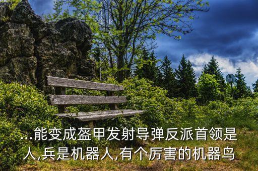 ...能變成盔甲發(fā)射導(dǎo)彈反派首領(lǐng)是人,兵是機(jī)器人,有個(gè)厲害的機(jī)器鳥(niǎo)