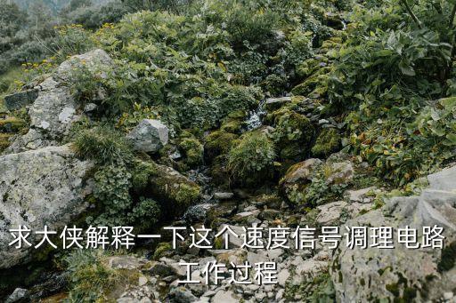 求大俠解釋一下這個(gè)速度信號(hào)調(diào)理電路工作過程