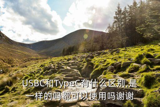 USBC和TypeC有什么區(qū)別,是一樣的嗎都可以使用嗎謝謝