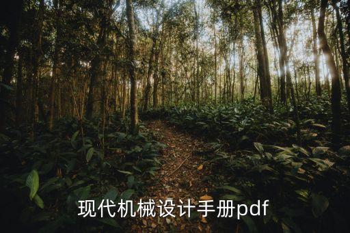 現(xiàn)代機(jī)械設(shè)計手冊pdf