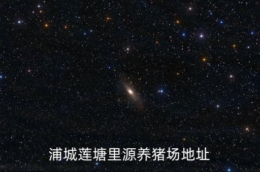 浦城蓮塘里源養(yǎng)豬場地址