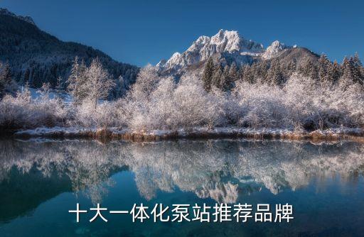 十大一體化泵站推薦品牌