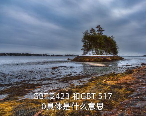 gb2423，GBT 2423 和GBT 5170具體是什么意思