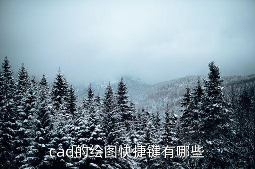 cad的繪圖快捷鍵有哪些