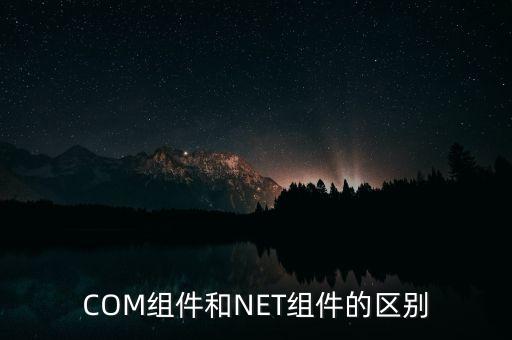 COM組件，什么是com組件