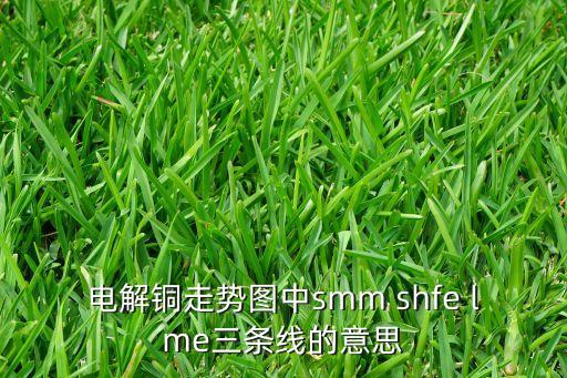 電解銅圖片，電解銅走勢(shì)圖中smm shfe lme三條線的意思