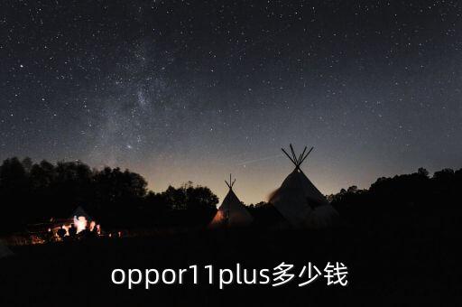 oppor11plus多少錢