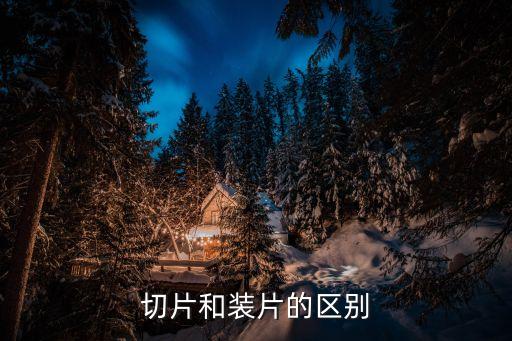 切片和裝片的區(qū)別