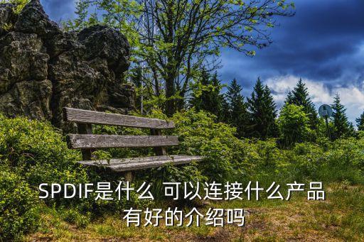 spdif，SPDIF是什么 可以連接什么產(chǎn)品 有好的介紹嗎