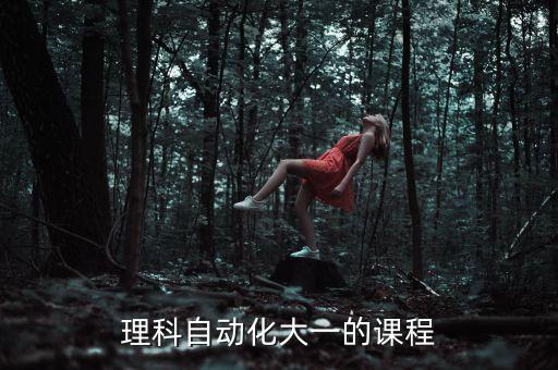 理科自動(dòng)化大一的課程