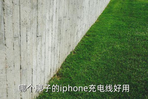 哪個(gè)牌子的iphone充電線好用