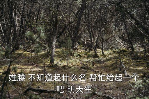 滕躍，誰(shuí)幫我寫個(gè)姓名藏頭詩(shī)