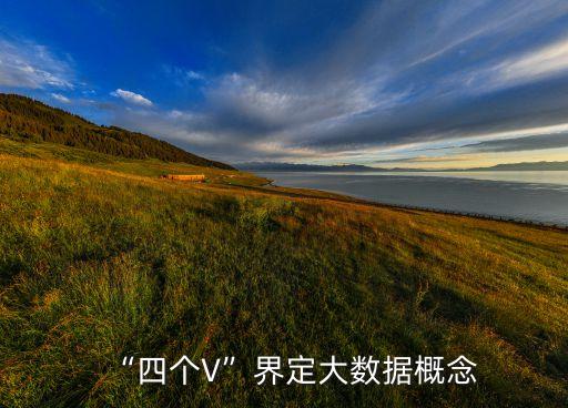 “四個(gè)V”界定大數(shù)據(jù)概念