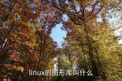 linux的圖形庫叫什么