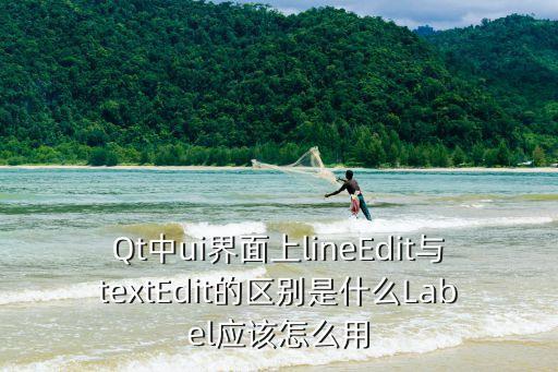 Qt中ui界面上lineEdit與textEdit的區(qū)別是什么Label應該怎么用