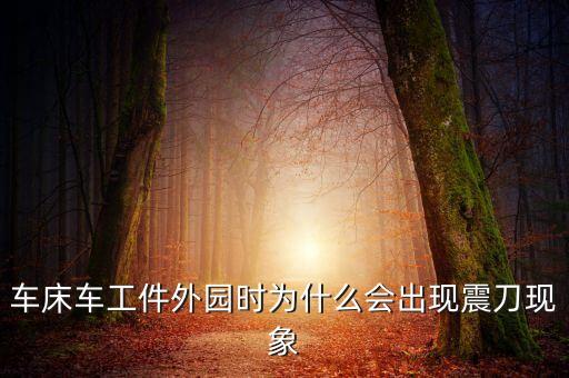 車床車工件外園時(shí)為什么會(huì)出現(xiàn)震刀現(xiàn)象