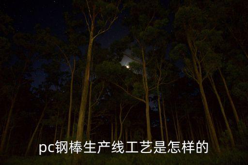 pc鋼棒生產(chǎn)線工藝是怎樣的